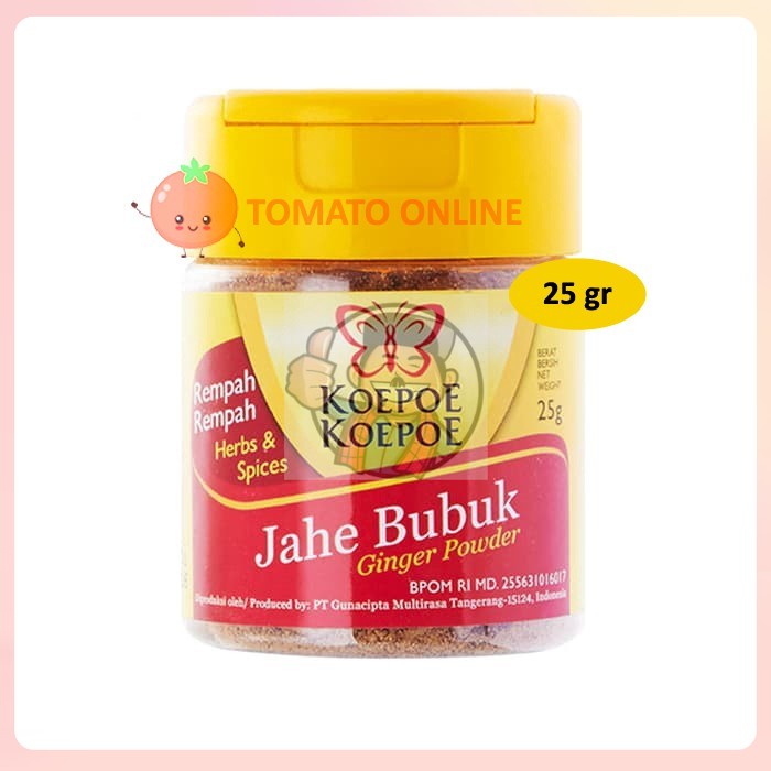 

Koepoe Jahe Bubuk Ginger Powder 25 gr 25gr