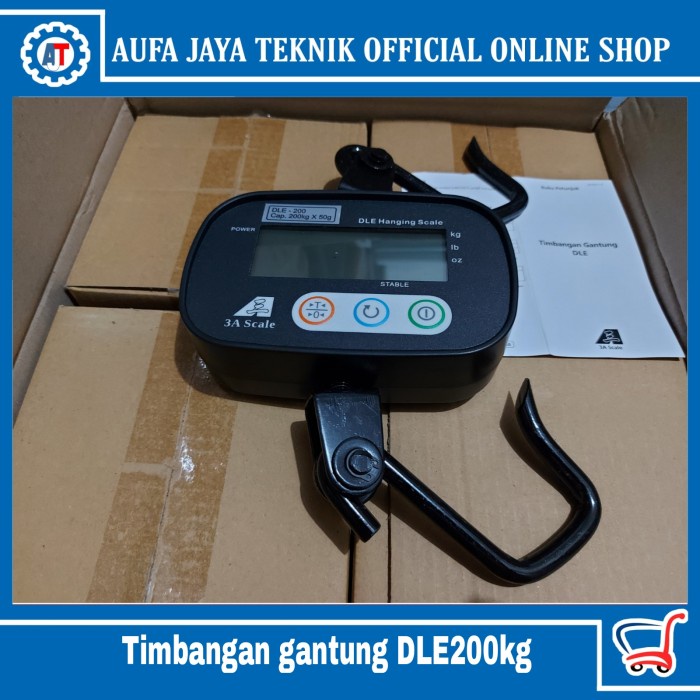 DLE timbangan gantung digital, timbangam DLE 200