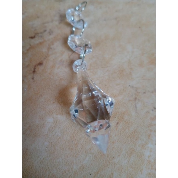 Kristal akrilik lampu gantung kristal lampu hias dekorasi bandul tombak