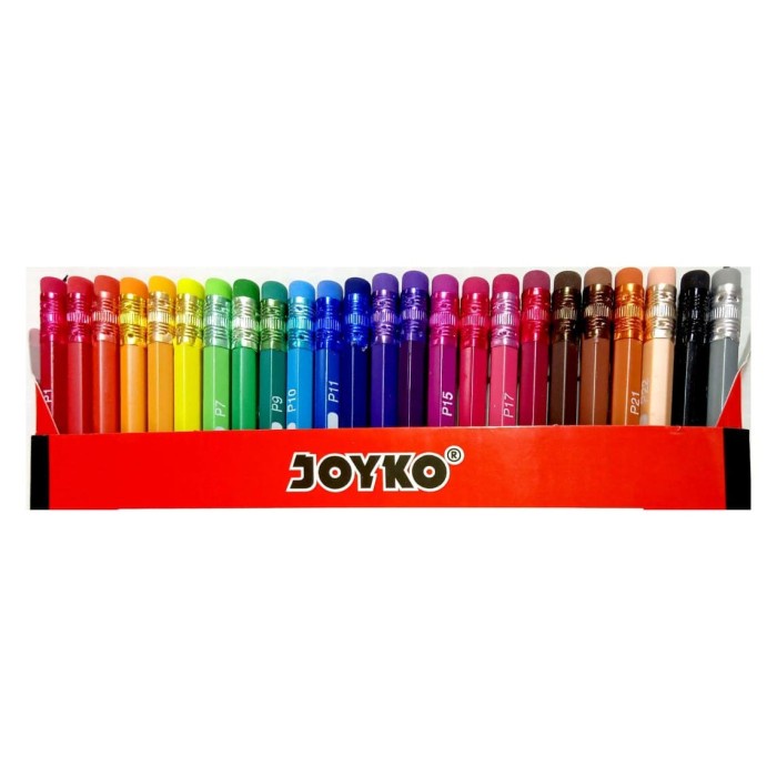 

Joyko Pensil Warna 24 Color CP-115 | Joyko Pensil Warna Bisa Dihapus