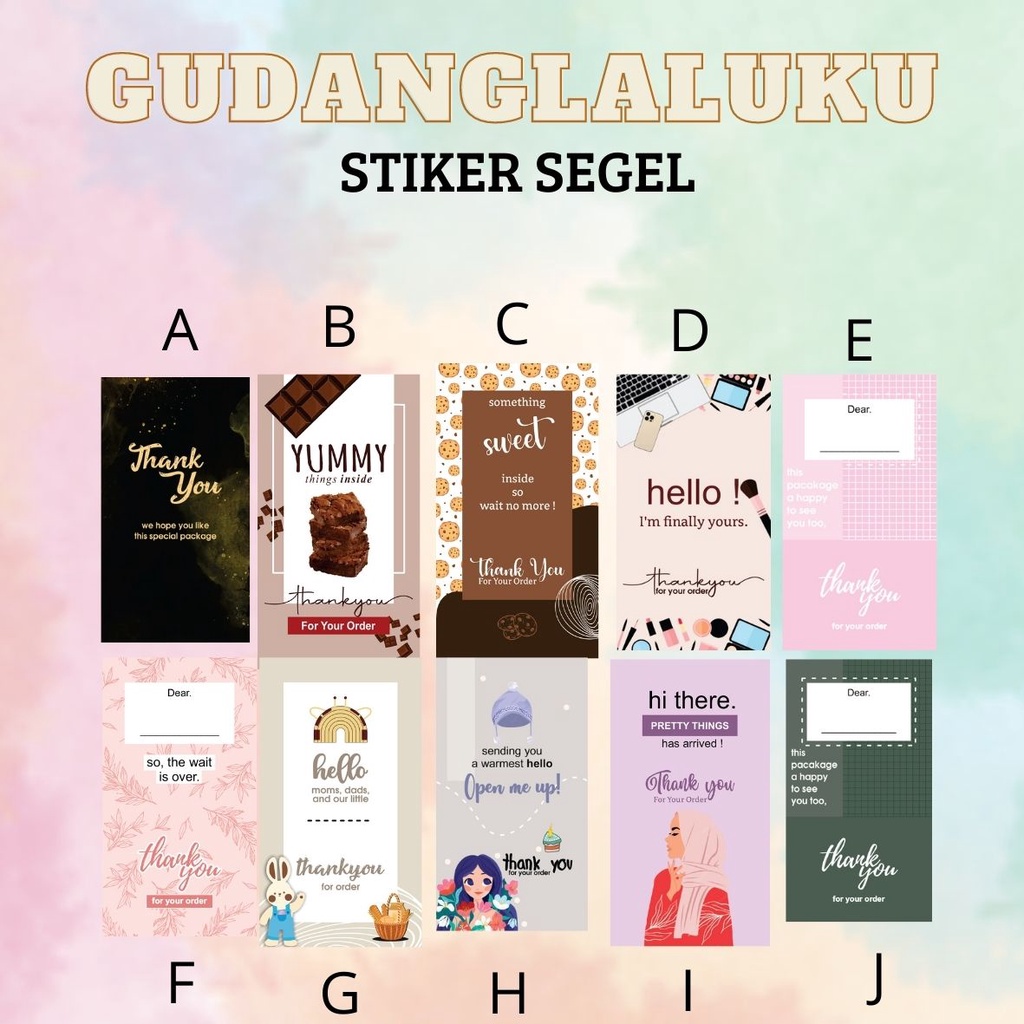 

termurah seal segel isi 10 pcs- stikersegel-segelhamper-stikerbox