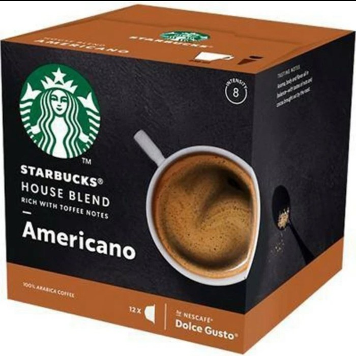 

Nescafe dolce gusto NDG Starbucks Americano Coffee Capsule isi 12x66gr