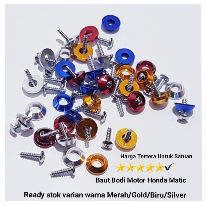 BAUT BODI VARIASI MOTOR HONDA VARIO/VARIO 125/VARIO 150/GENIO/SCOOPY - Silver