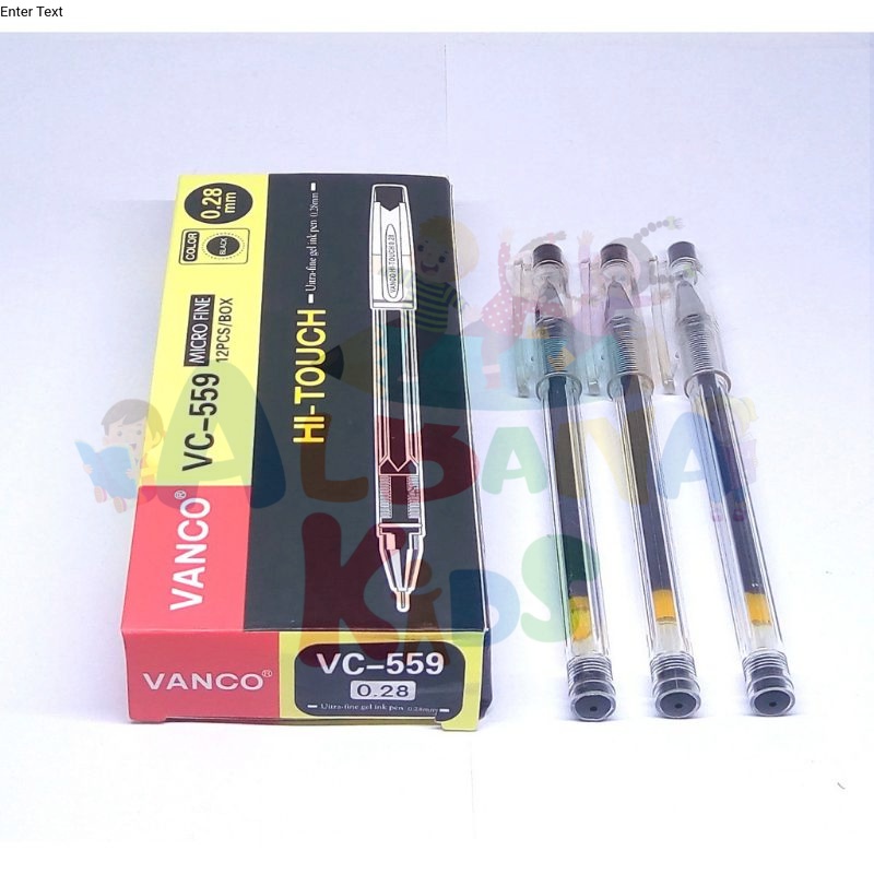 

Ecer Pulpen Gel Hi-TOUCH VANCO VC 599 0,28mm Ready