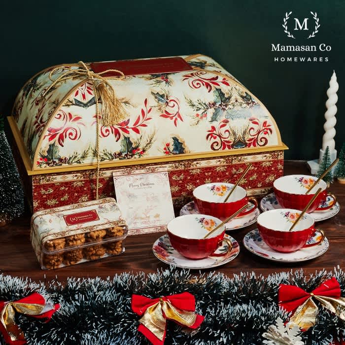 

Vintage Mistletoe Premium Hamper Natal Xmas Gift Box