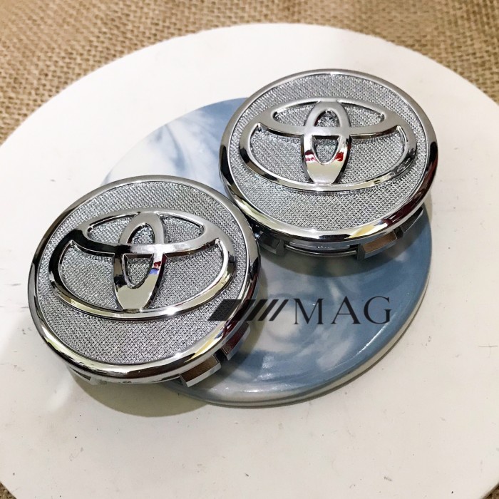Dop Roda Velg Toyota Yaris Altis Vios Dop Roda Emblem Toyota 58MM