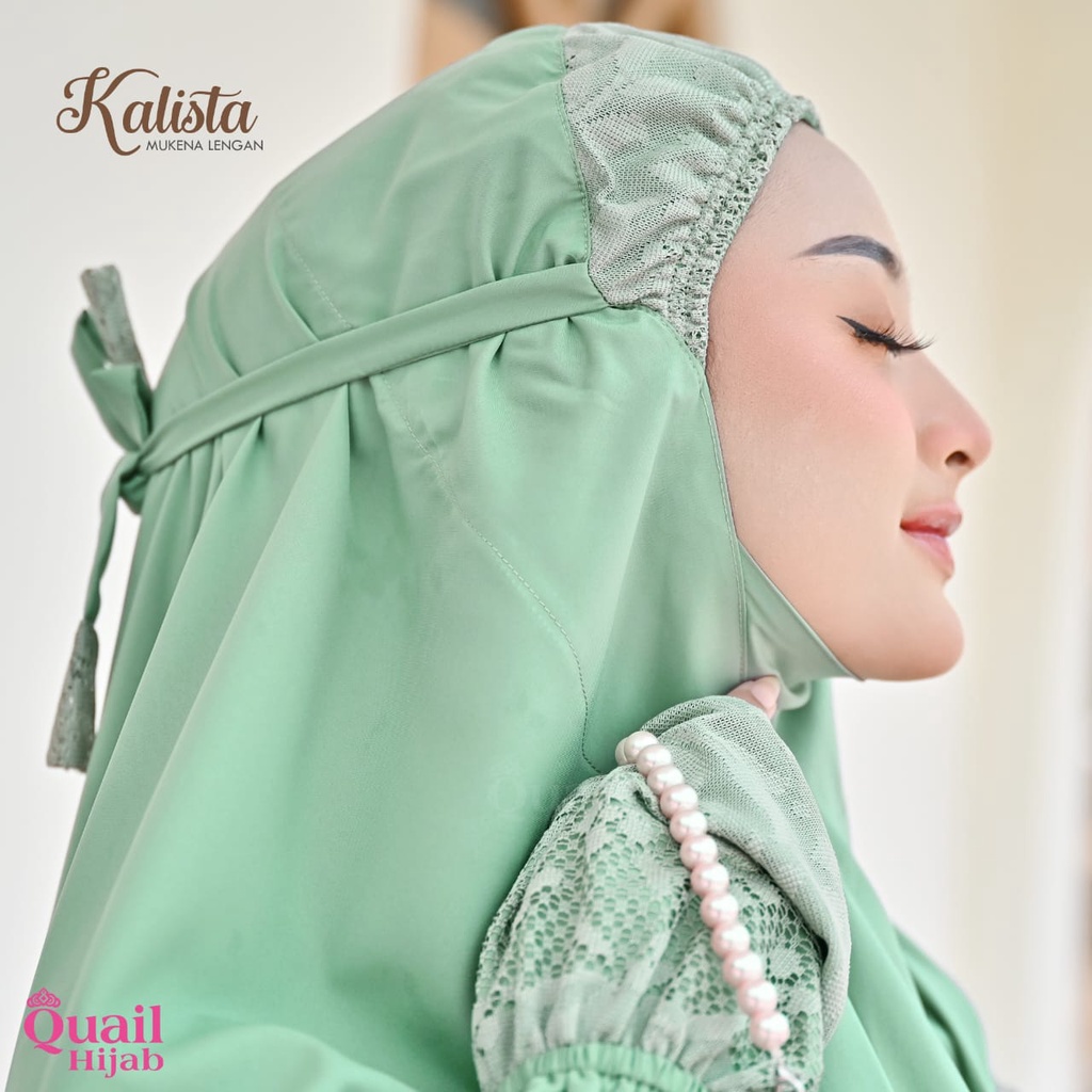 Kalista Mukena Lengan Premium Original Quail Hijab Wanita Luna Silk