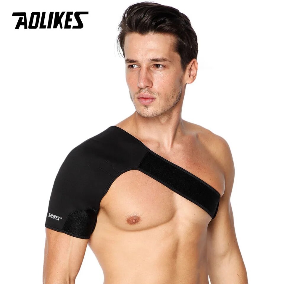 AOLIKES Shoulder Injury Brace Protector Support A1693 | Pelindung Penyangga Bahu Deker Bahu | Terapi