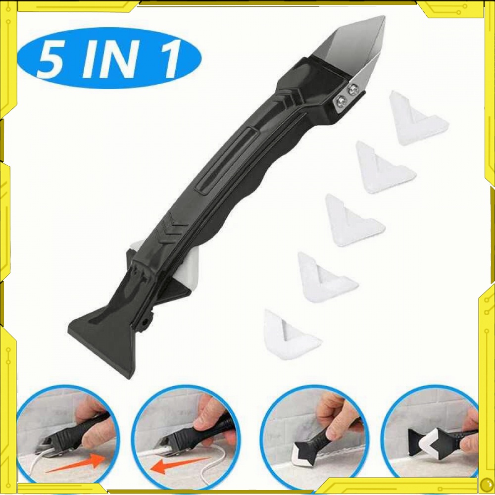 

Pembersih Perapi Lem Silikon Sealant Tool Scraper 5in1 -TL685