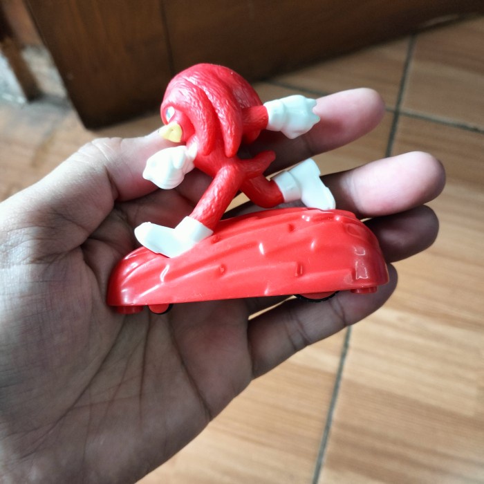 Mainan Happy Meal Figure Sonic 2 Knuckles 1 - Mc Donald Toys