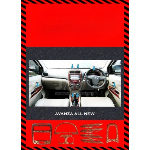 WOODEN PANEL ALL NEW AVANZA 2012-2015 PANEL WOOD AVANZA ALL NEW