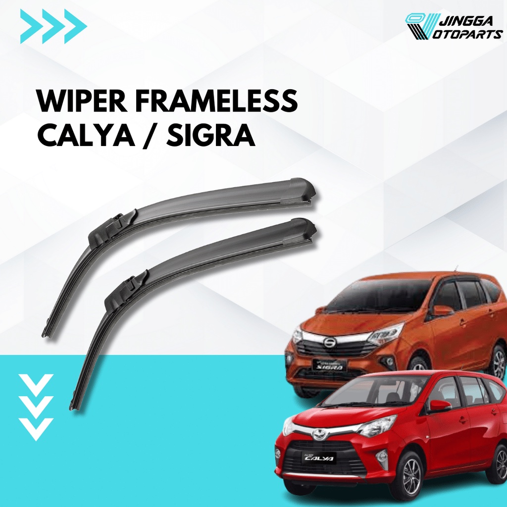 Wiper Calya Sigra Sapuan Kaca Mobil Model Frameless Banana Karet 1 Set Ori Variasi Wiper Mobil Toyot