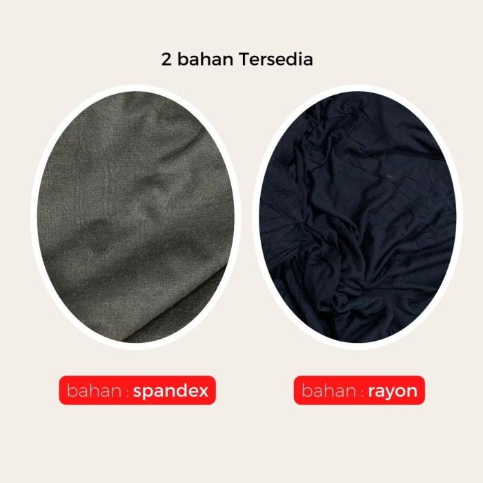 INNER LONG DRESS TURTLENECK PREMIUM / INNER DRESS PANJANG TANPA LENGAN - HITAM TIPIS