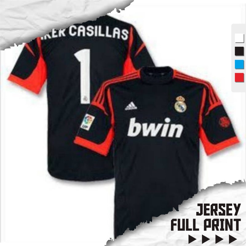 Jersey Kiper GK Real Madrid 2012 2013 Full Printing Custom