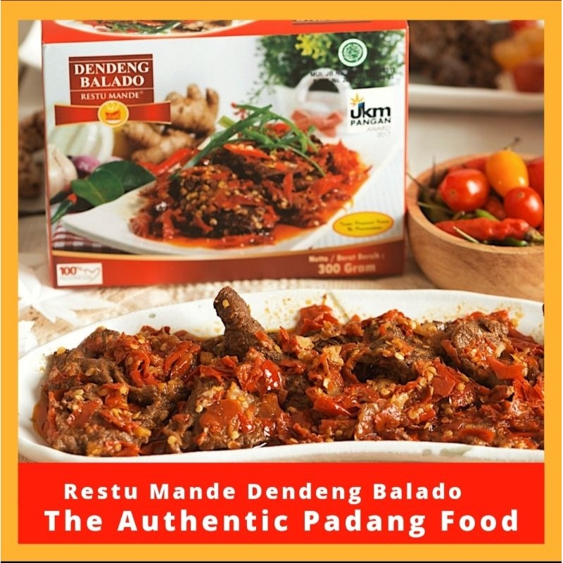 

Dendeng Sapi Balado Restu Mande 300 gram