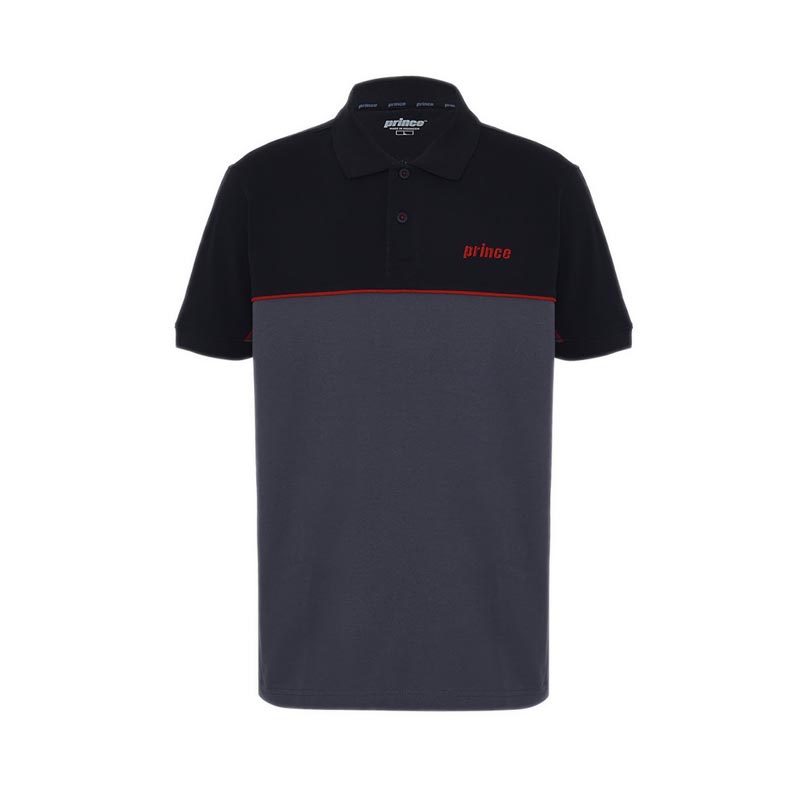 Prince Aiden Mens Polo Tee - Grey