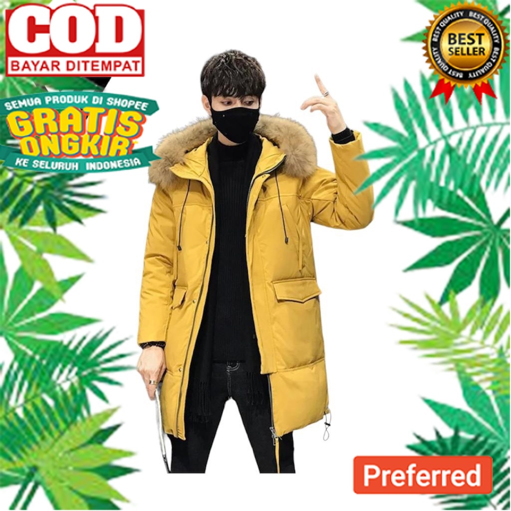 Jaket Winter | Jaket Parka | Jaket Tebal Kerah Bulu Halus | Jaket Pria/Wanita FARIK STORE// ANAK DEW