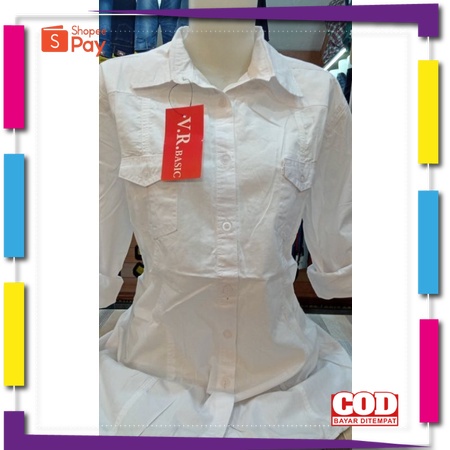 PREMIUM KOREAN STYLE / KEMEJA ATASAN KATUN PREMIUM JSA /KEMEJA FORMAL/KEMEJA POLOS JSA