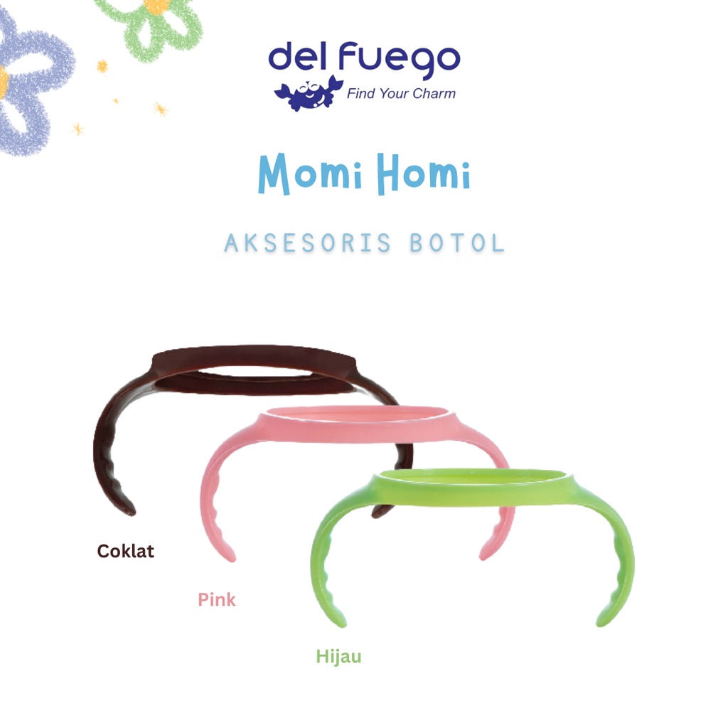 [DF] Momi Homi Aksesoris Botol Dot Susu  Gagang Pegangan Botol Bayi