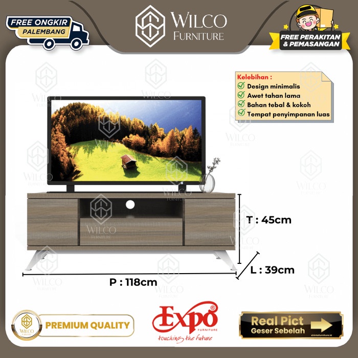 Meja Buffet Expo VR 1210 / Lemari Tv Minimalis Modern / Buffet Tv Expo