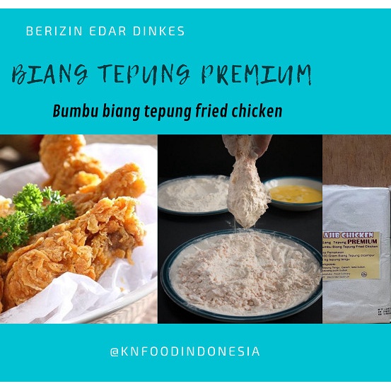 

NG-23 Biang Tepung Ayam Premium 1000 gram - Bumbu Inti Tepung Fried Chicken