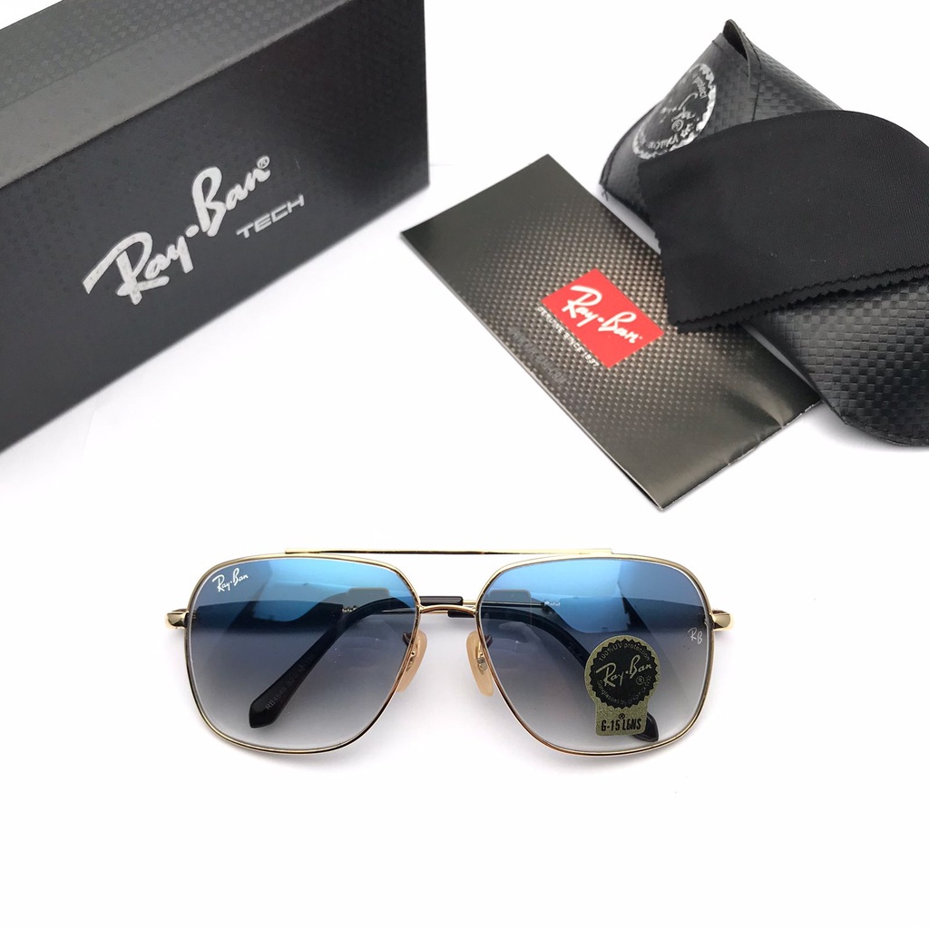 RAY BAN CC4648 KACAMATA FASHION ORIGINAL PRIA WANITA MEWAH ELEGAN LENSA KACA ASLI FRAME TITANIUM MET