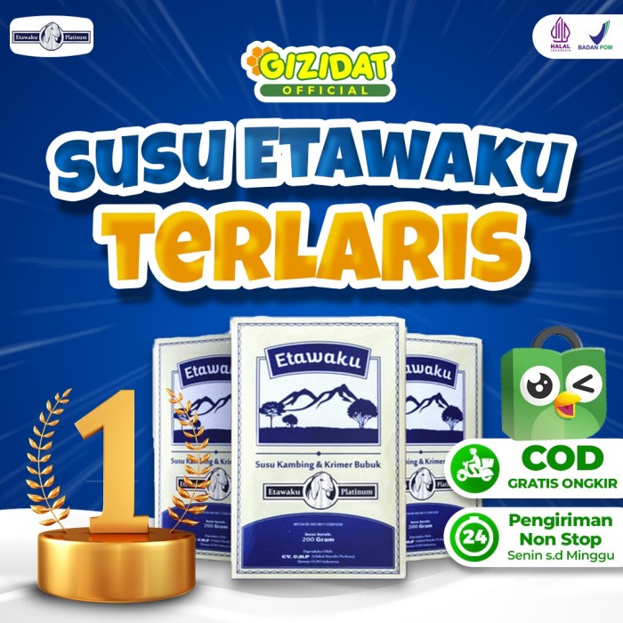 

[Big Sale] ETAWAKU PLATINUM - Susu Kambing Etawa Anak & Dewasa Pengganti Susu