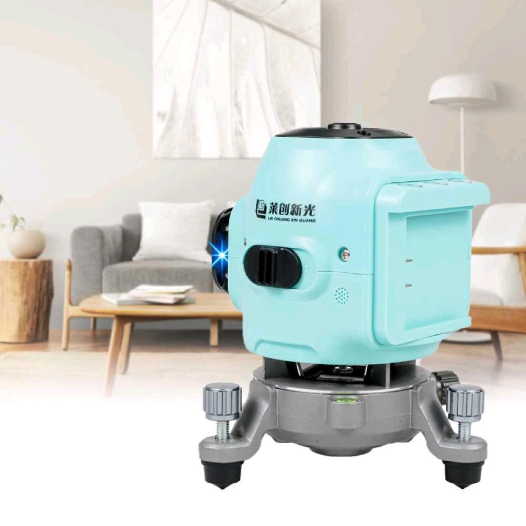 Laser Level Line Self Leveling Projector Green Laser 12 Line Anti Air Debu Waterproof Dustproof