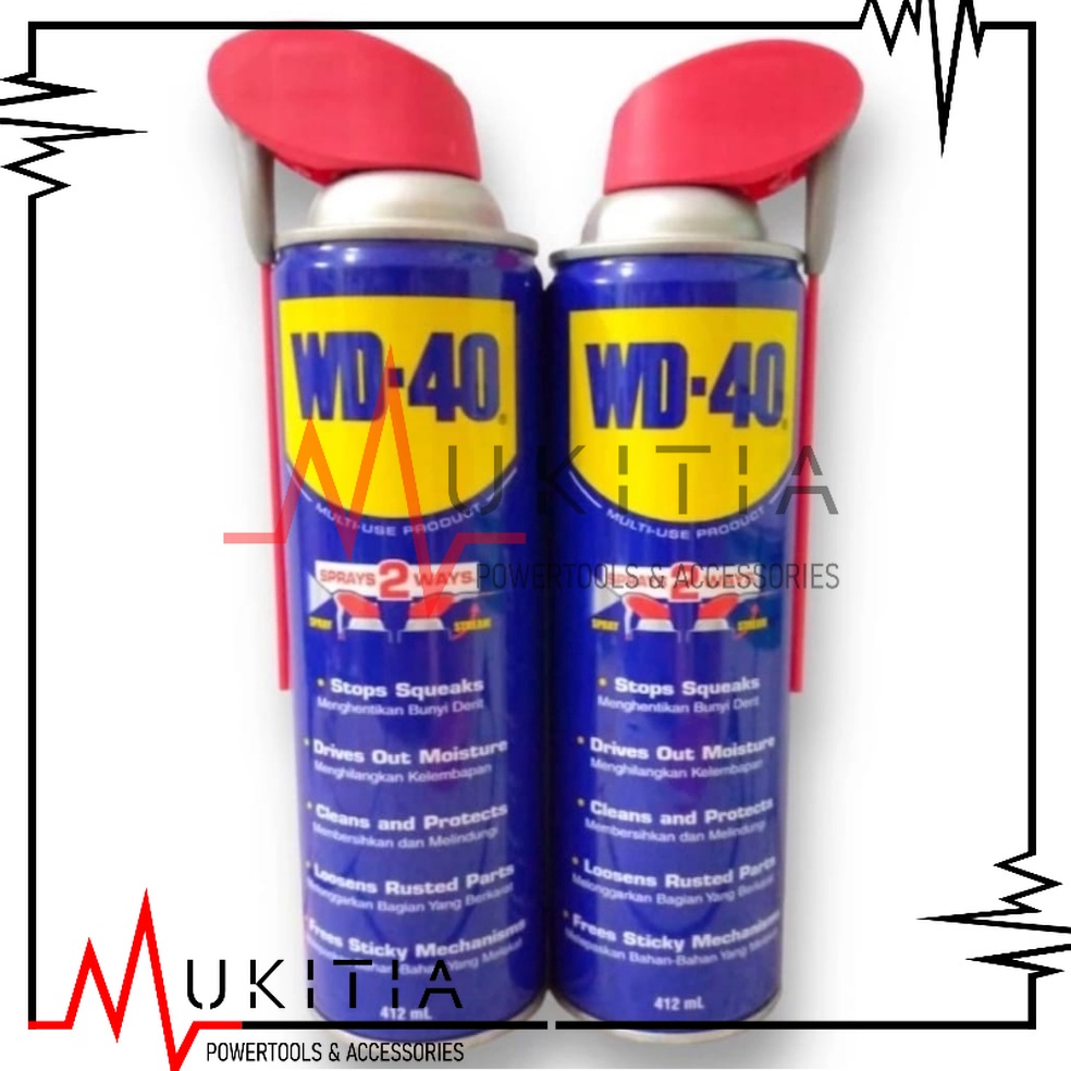 WD40 WD-40 WD 40 Pelumas Anti Karat Penetrating Oil 412ml Pelumas Rantai 412 ml / 300 ml