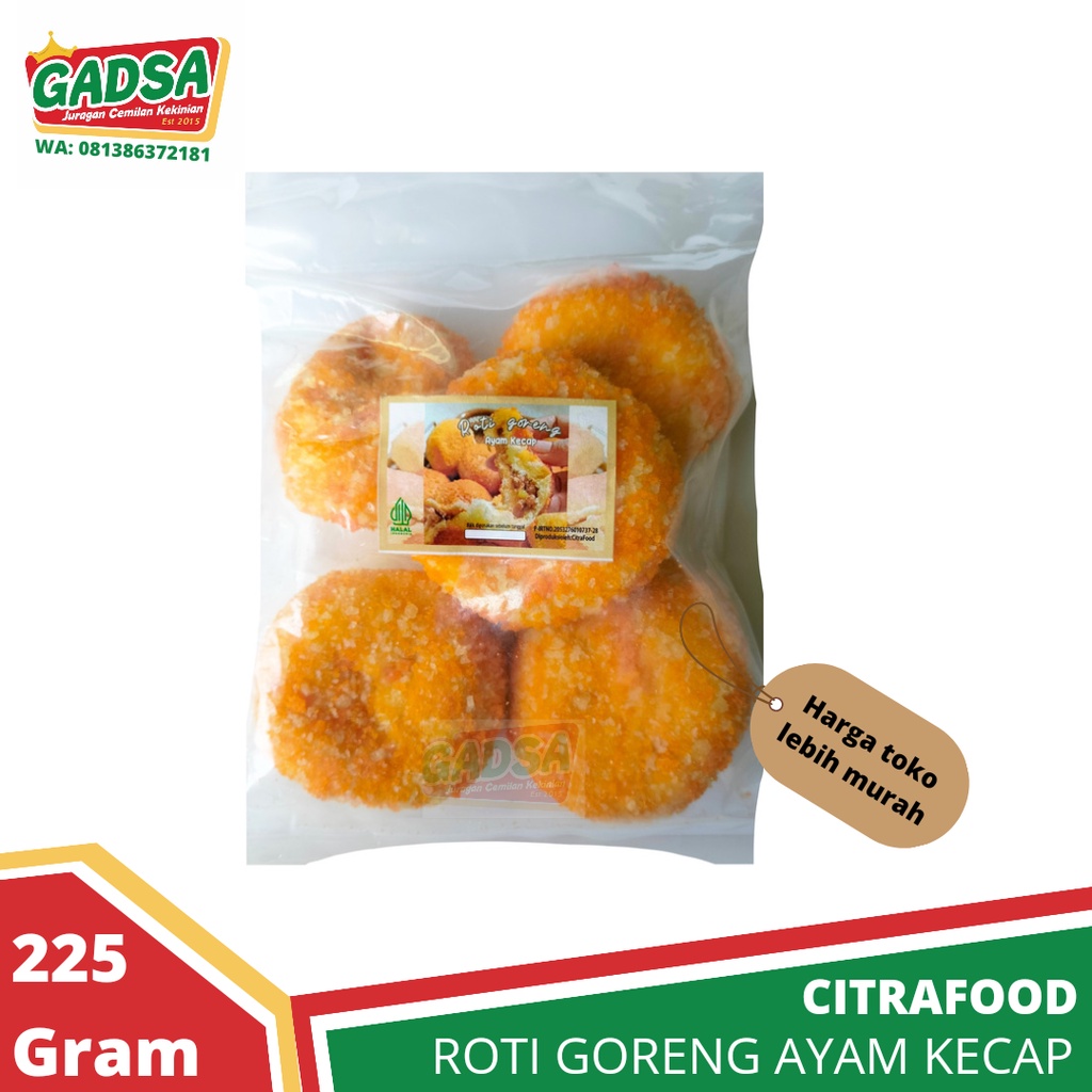 

Roti Goreng isi Ayam Kecap ukuran Jumbo