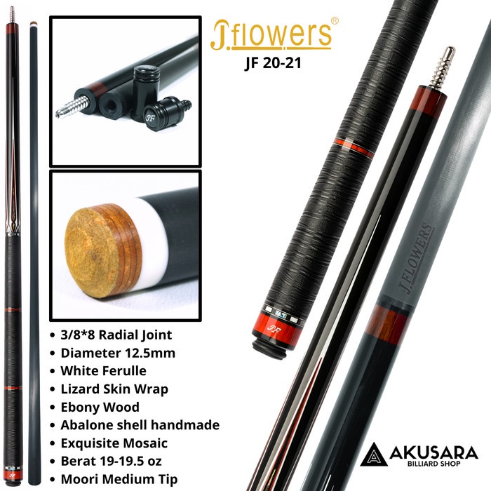 Jflowers JF20-21 Stik Play Billiard Carbon Cue