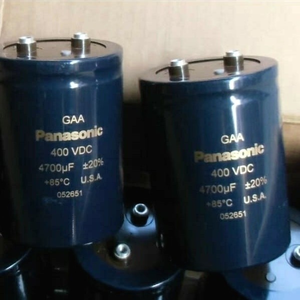 Kapasitor Mesin Las 4700uf 400vdc +-20% Panasonic 052651 400V 400 Volt
