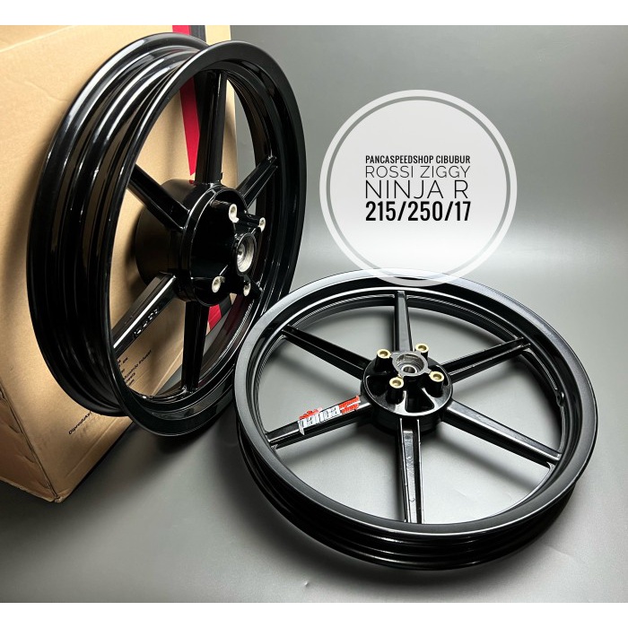VELG ROSSI NINJA 150 R/SS ZIGGY 215 250 LUBANG DISC BAUT 4 - Kuning
