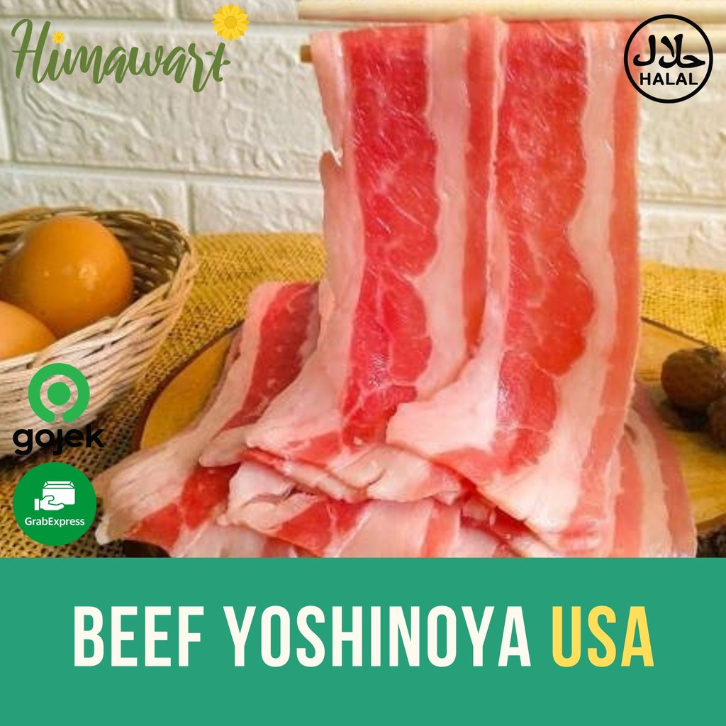 

COD DAGING SHORTPLATE SLICE BEEF YOSHINOYA / SHABURI / KINTAN / GYUKAKU - 500 gram