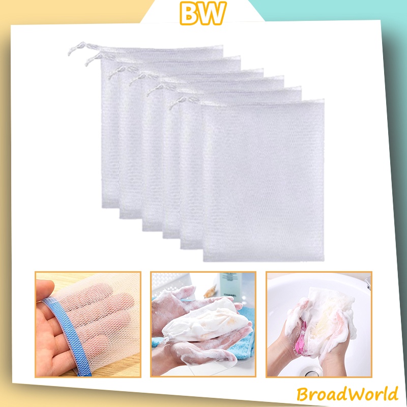 [Harga grosir] Jaring Sabun Premium 2 Lapis Soap Foaming Net Double Layer / Kantong Jaring Busa Sabu