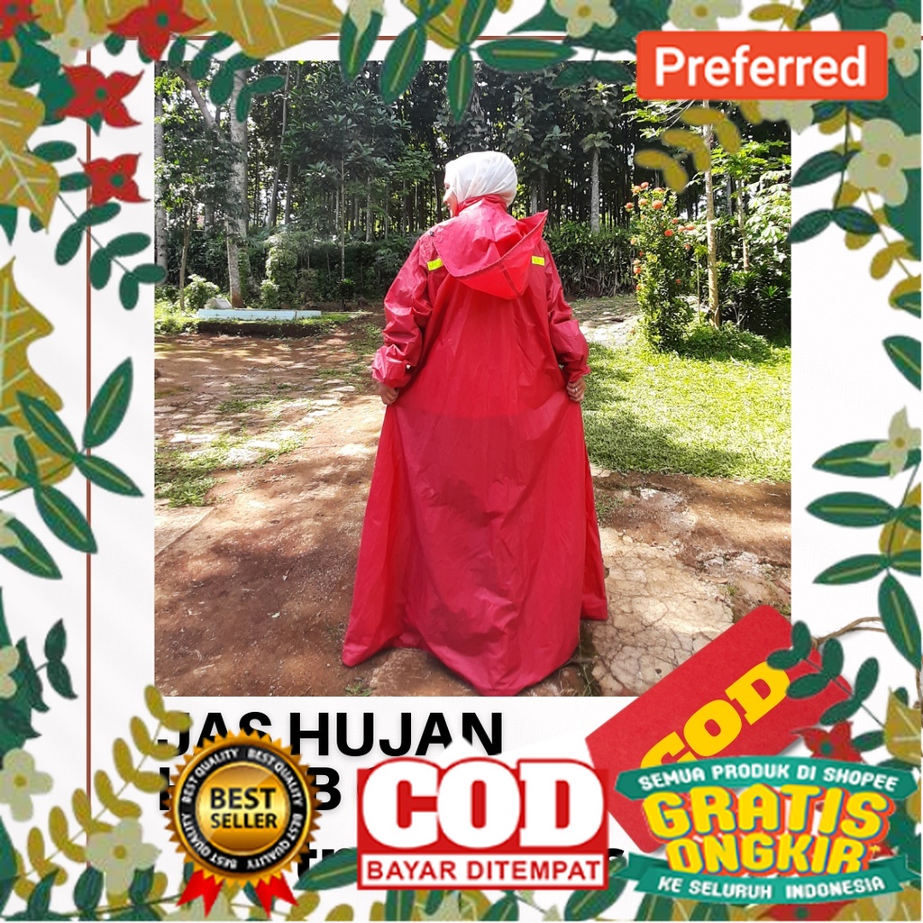 Travellers / Jas Hujan / Jas Hujan Wanita / Jas Hujan Wanita Gamis Syari Jumbo / Raincoat Mantel Man