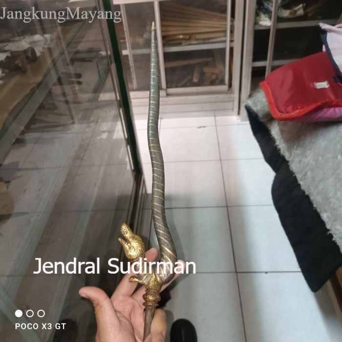 

tombak cacing kanil kinatah kamarogan Murah Meriah JD61 antik