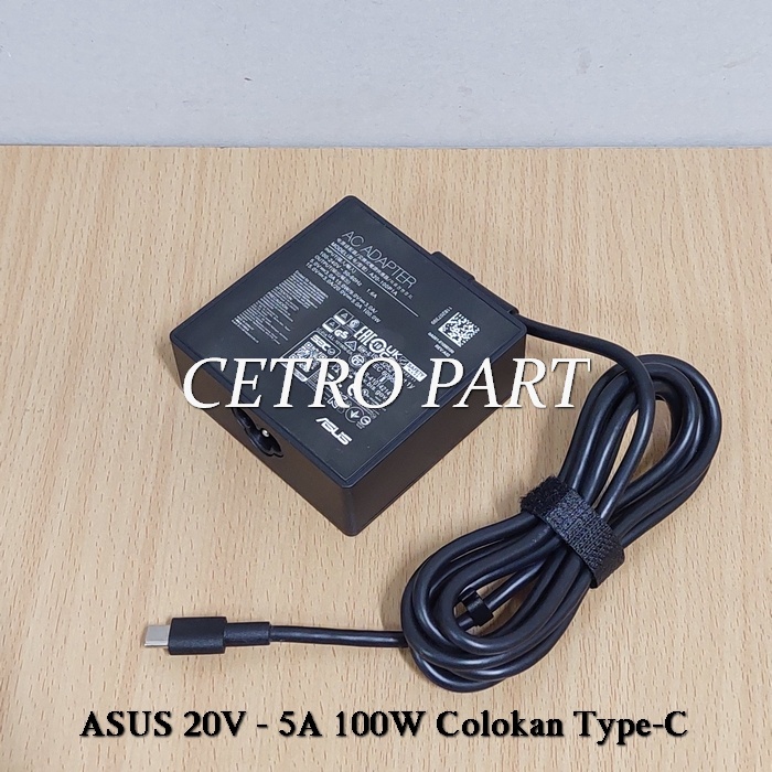 Adaptor Charger ASUS ROG Zephyrus Duo 16 GX650RW GX650RM GX650RS GX650 Series 100W Type C