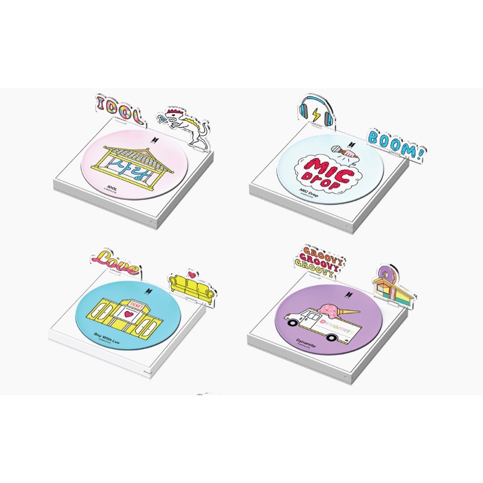 BTS OFFICIAL MD MUSIC THEME WIRELESS CHARGER