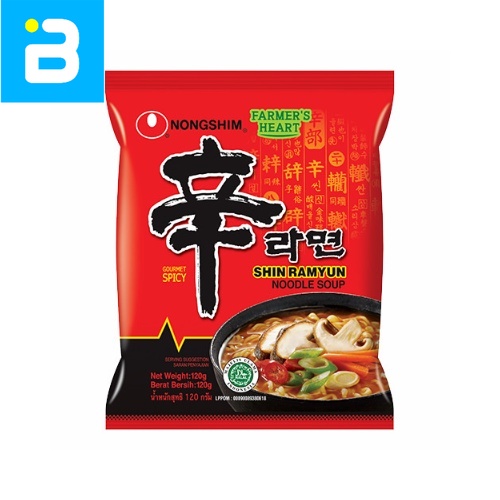 

Nongshim Shin Ramyun Spicy Mushroom 120G