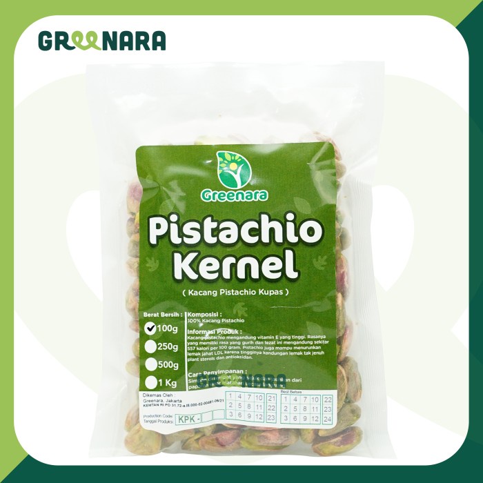 

[KUALITAS PREMIUM] Kacang Pistachio Kupas 100gr Termurah