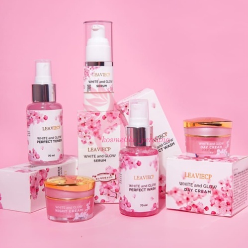 LEAVIE CP White & Glow Paket Cream Wajah Original isi 5