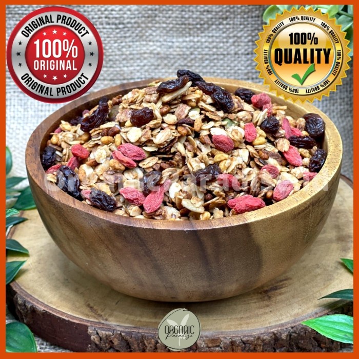 

✨PROMO✨ -Granola Honey Special Mix 500 Gram Organic Paradise