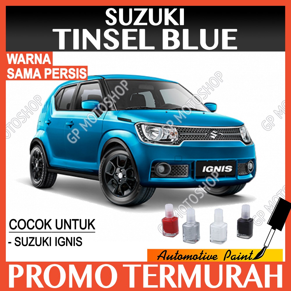 SUZUKI IGNIS TINSEL BLUE CAT OLES PENGHILANG BARET MOBIL  GORES CAT MOBIL IGNIS BIRU METALIK
