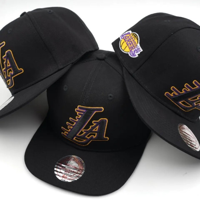 ✨MURAH✨ -topi snapback lakers  import/ lakers cap  import/hat - Ungu