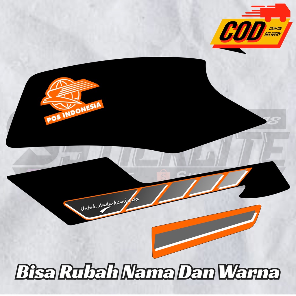Striping stiker WIN 100  Variasi lis body win100 DINAS