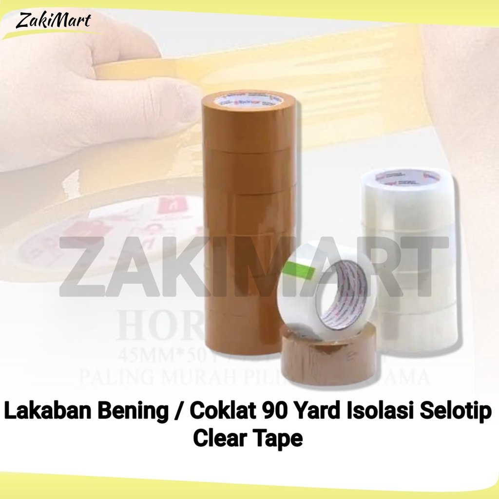 

Lakban Bening Besar 90 Yard / Lakban Coklat / Lakban Fragile Termurah - Fragile 50 yard