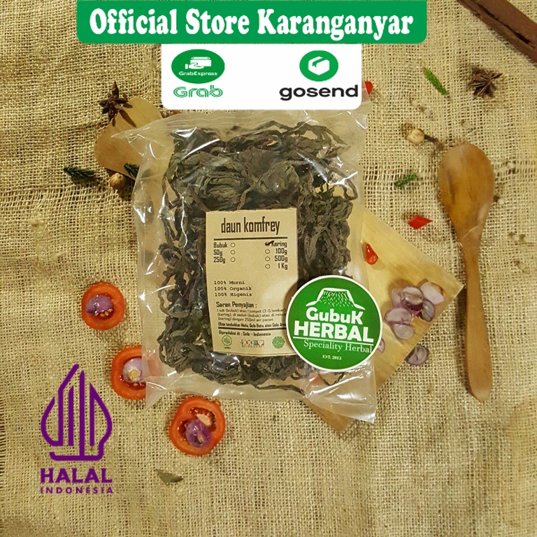 

DAUN KOMFREY COMFREY KERING 250 GRAM / Symphytum / JAMINAN MURNI / DIPETIK DARI TUMBUHAN SEGAR & DIKERINGKAN DI TEMPAT BERSIH