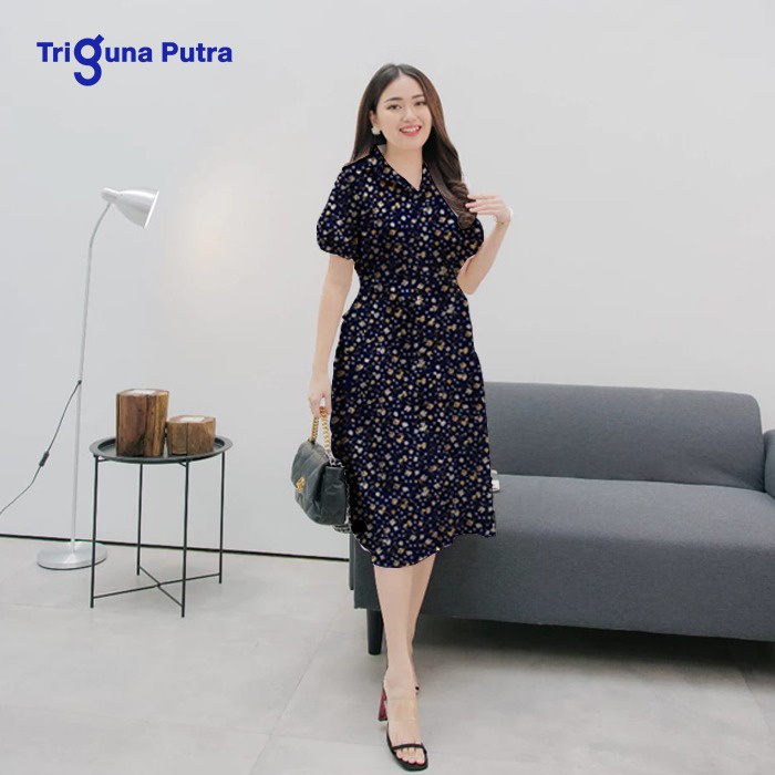 Dres Wanita Brokat Pesta Perempuan Dewasa Dreass Mewah Gaun Korean Style Jumbo Model Baru Geraja Pak