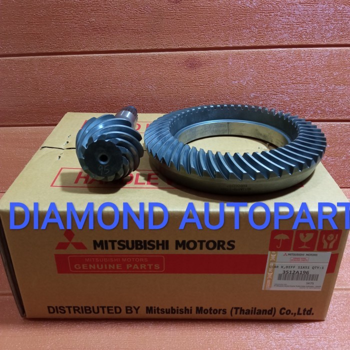 GEAR SET DEPAN TRITON 2.5 HDX ALL NEW TRITON 3512A196 11×51